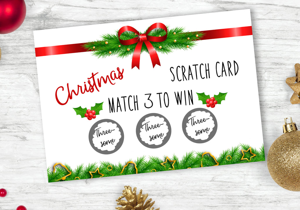 Xmas Threesome Scratch card - Win