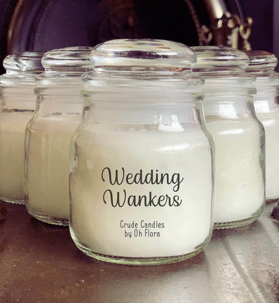 Wedding Wankers Small Jar Candle